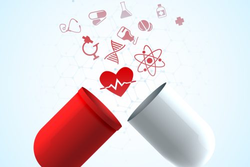 Medical background. Design concept. Vector Illustration, eps 10, contains transparencies.